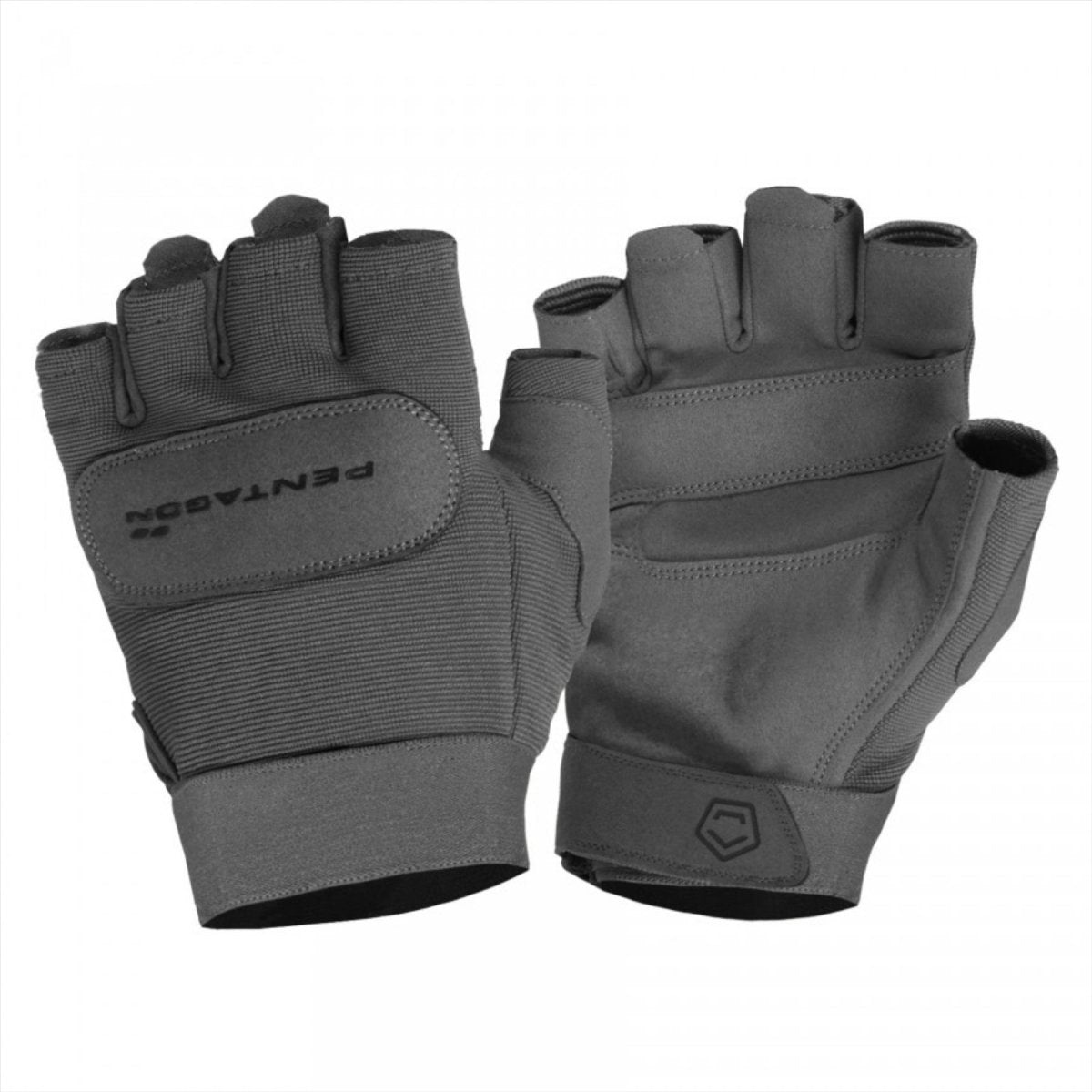 Mecánico de servicio del Pentágono 1/2 Guantes sin dedo de tela transpirable Elástica