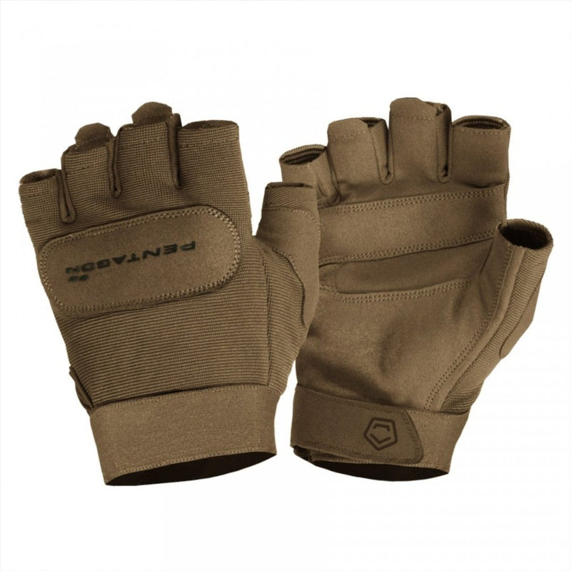Mecánico de servicio del Pentágono 1/2 Guantes sin dedo de tela transpirable Elástica