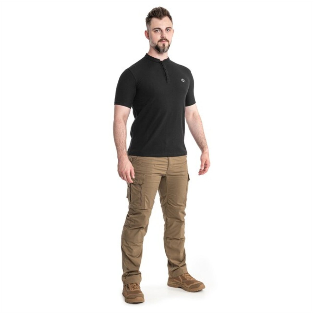 PENTAGON Levantes Henley Camiseta Honeycomb Piqueut Secado rápido Resistente a los olores
