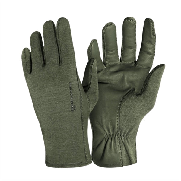 Pentágono Nomex Guantes piloto Puerto corto Kevlar Táctil resistente al fuego