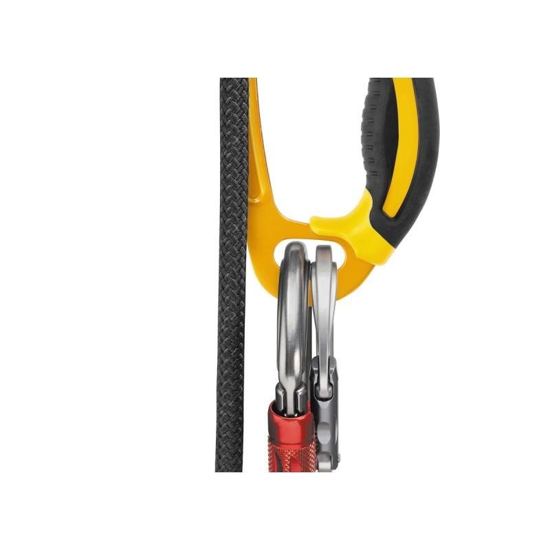 Petzl Ascension Ascensor de cuerda ergonómico para escalada manual 8-13 mm Cuerdas amarillo