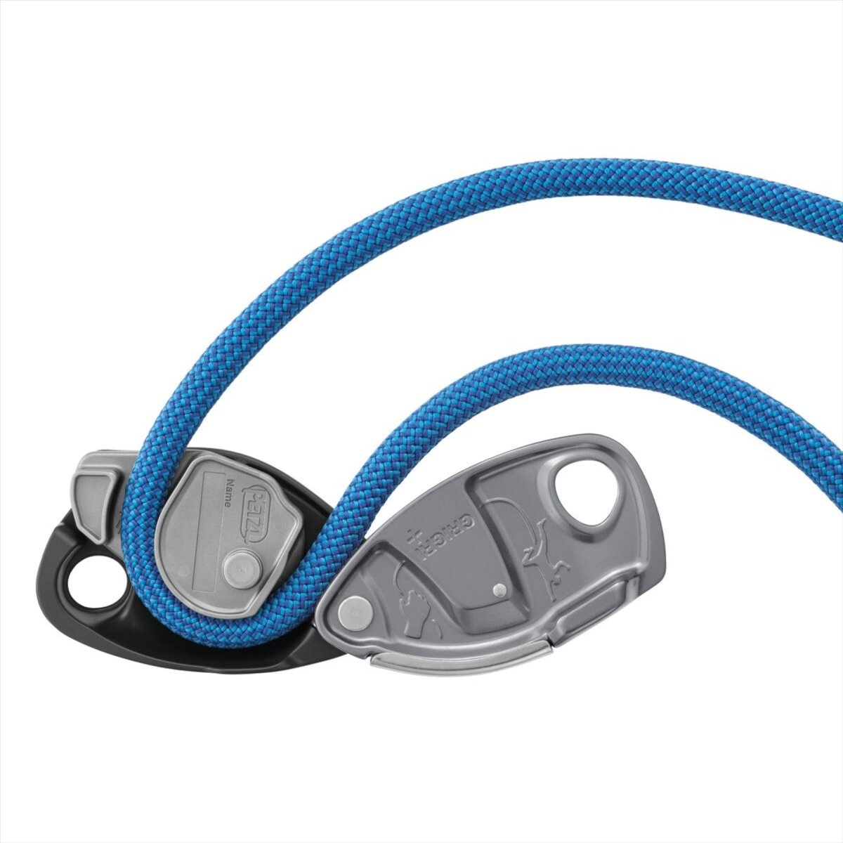 Petzl GRIGRI Asegurador Frenada Asistida Antipánico 8,5-11 mm Gris