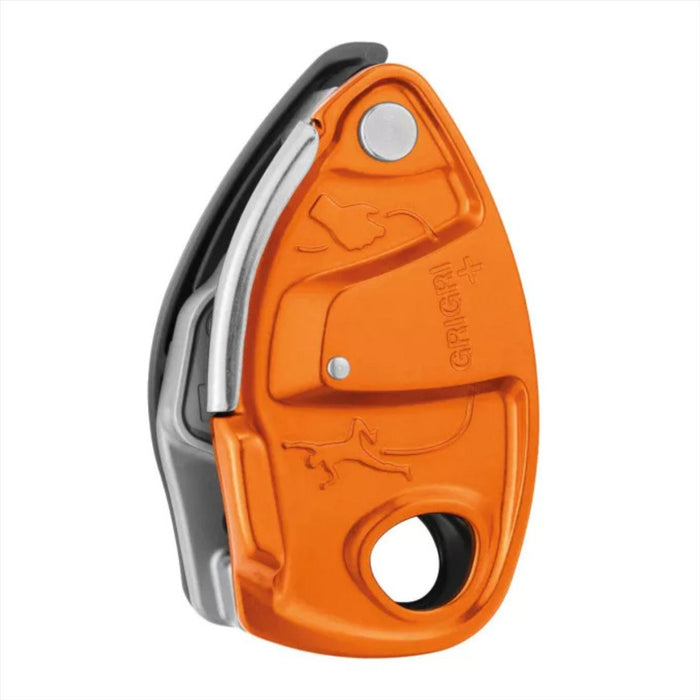 Petzl GRIGRI+ Dispositivo de Aseguramiento Frenada Asistida Antipánico 8,5–11 mm Cuerdas Naranja - GoMilitar