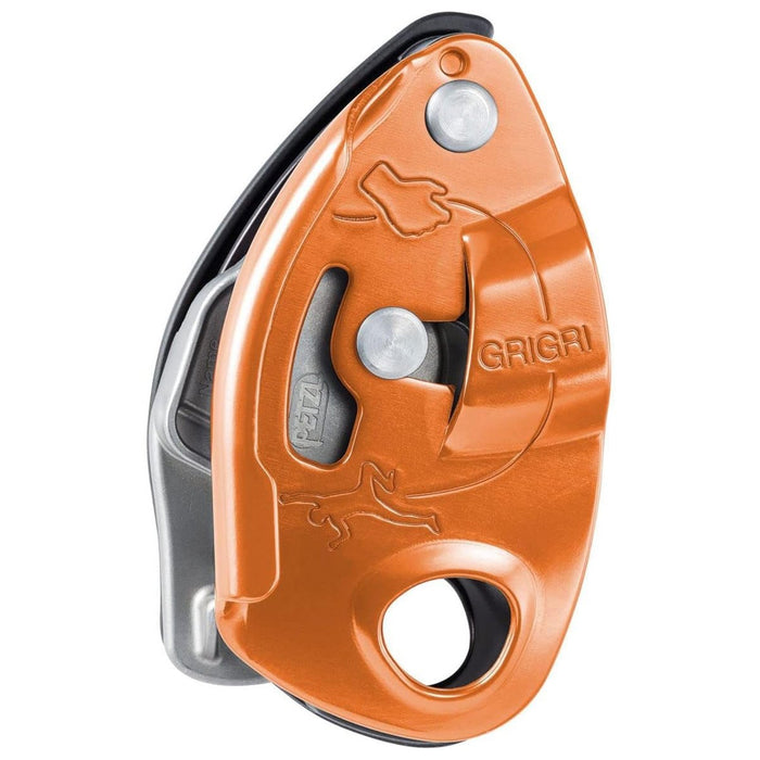 PETZL GRIGRI+ Asegurador Frenado Asistido Escalada Rapel Naranja - GoMilitar