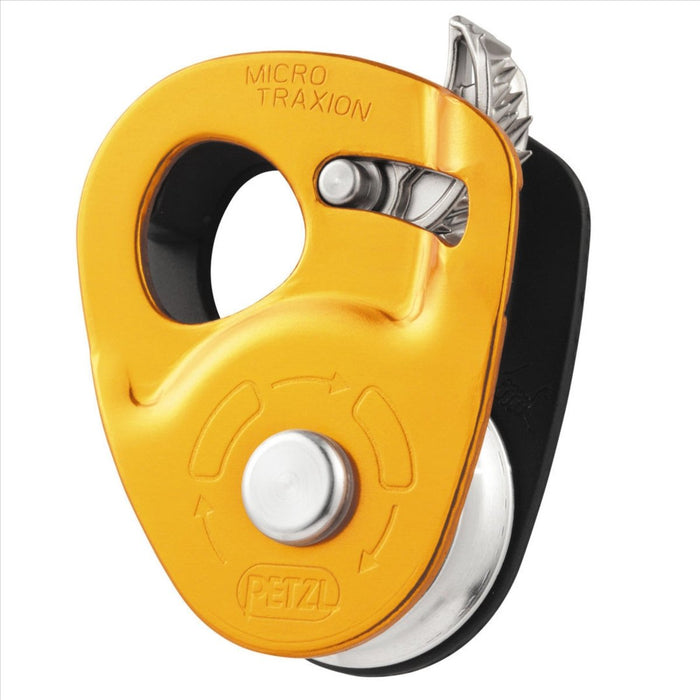 Dispositivo de polea de cuerda Petzl Micro Traxion Ligero Captura de progreso 8–11 mm - GoMilitar