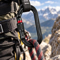 PETZL OK SCREW-LOCK Mosquetón Simétrico Aluminio Aparejo Negro 24kN