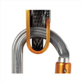 Petzl OK Triact Lock Mosquetón Oval Aluminio Ligero Acceso por Cuerda Naranja