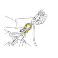 Petzl Rollclip Z Triact-Lock Polea Mosquetón Aluminio CE0082 20mm Cuerda