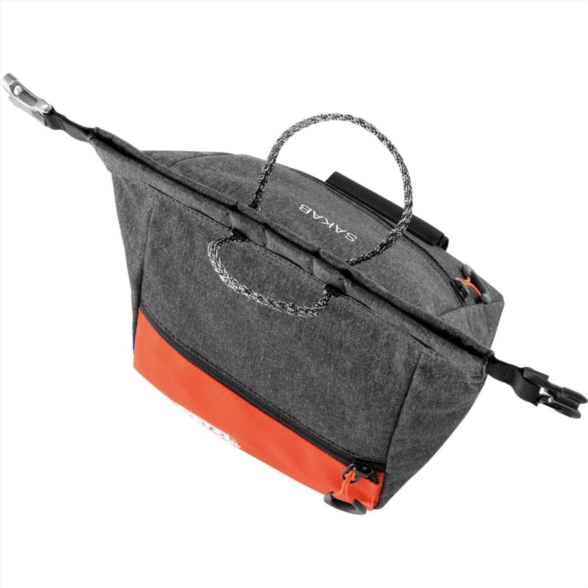 PETZL SAKAB Bolsa de tiza Durable Cierre magnético enrollable Múltiples bolsillos Gris