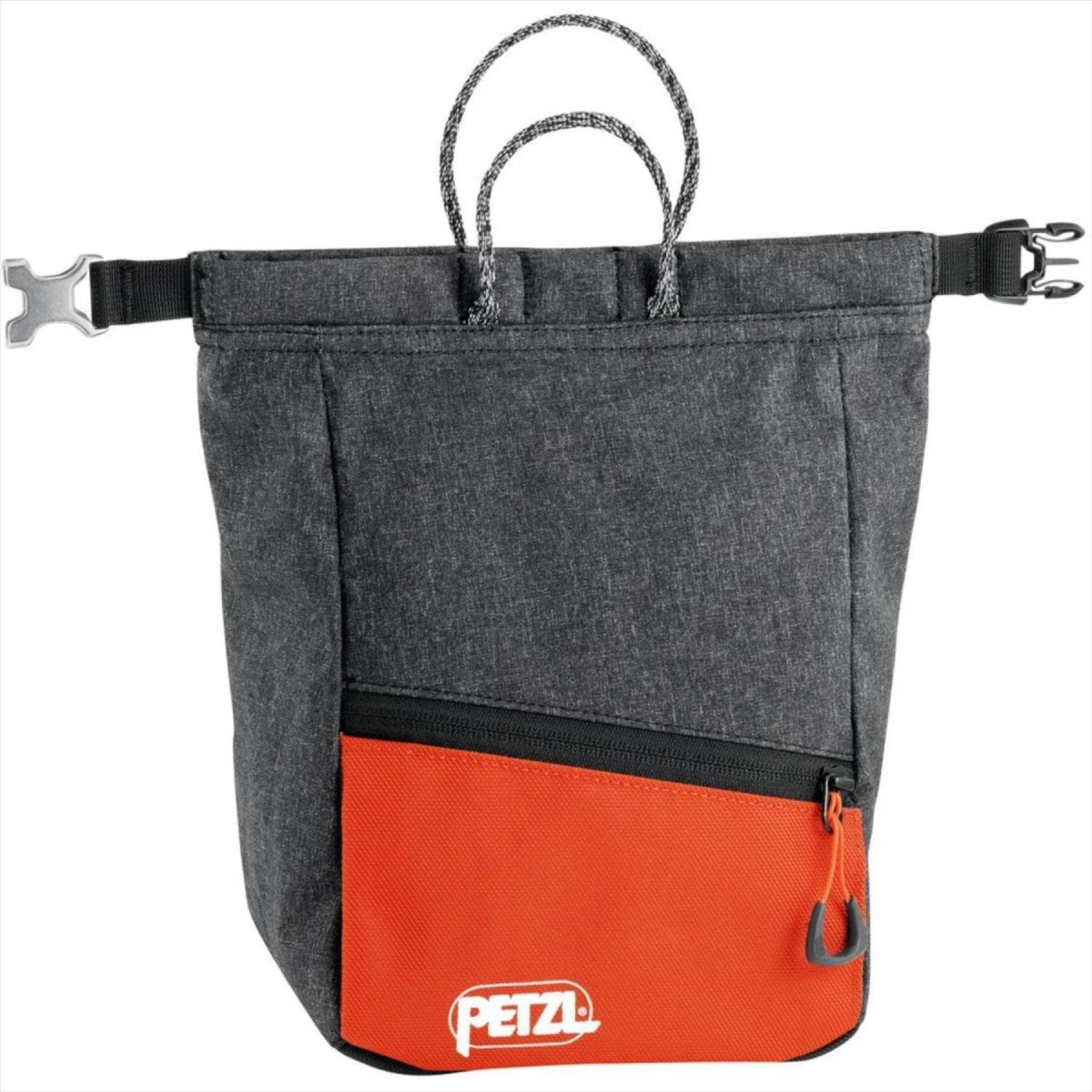 PETZL SAKAB Bolsa de tiza Durable Cierre magnético enrollable Múltiples bolsillos Gris