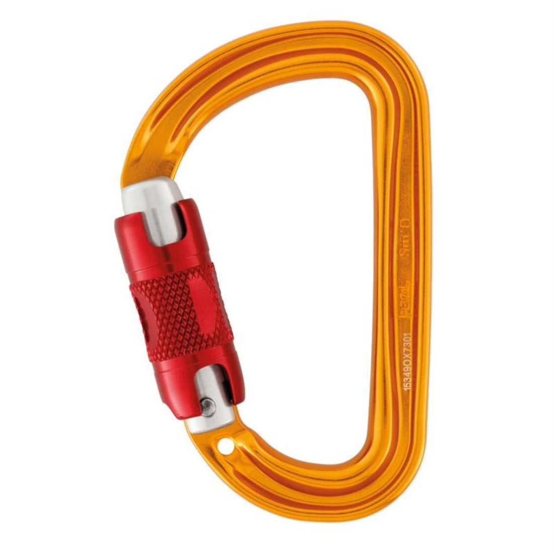 PETZL SmD RL Mosquetón de bloqueo Conector de seguridad ligero de aluminio Amarillo