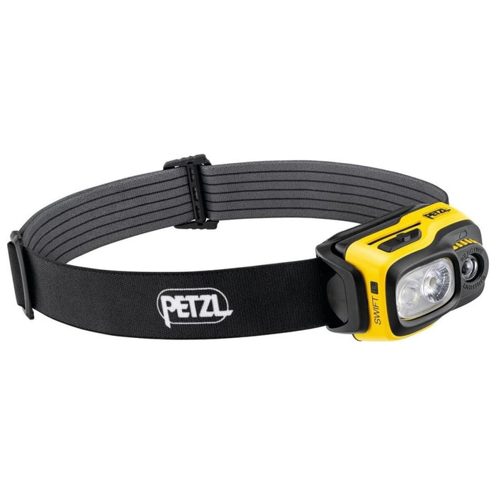 PETZL Swift RL Linterna Frontal Recargable Resistente al Agua Amarilla - GoMilitar