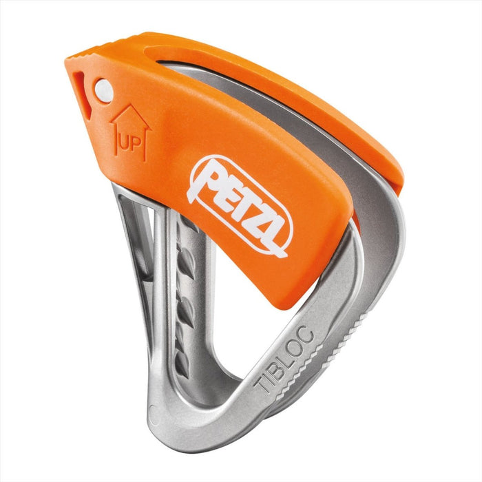 PETZL TIBLOC Abrazadera para Cuerda Ascender Sistema de Bloqueo Automático Cuerdas 8-11mm Naranja - GoMilitar