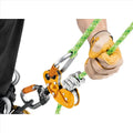 Petzl ZigZag Plus Descensor Mecánico Prusik Trepador de Árboles CE 0082 Naranja