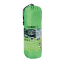 Green  package of insects net with 'Cabin 2' branding on a white background