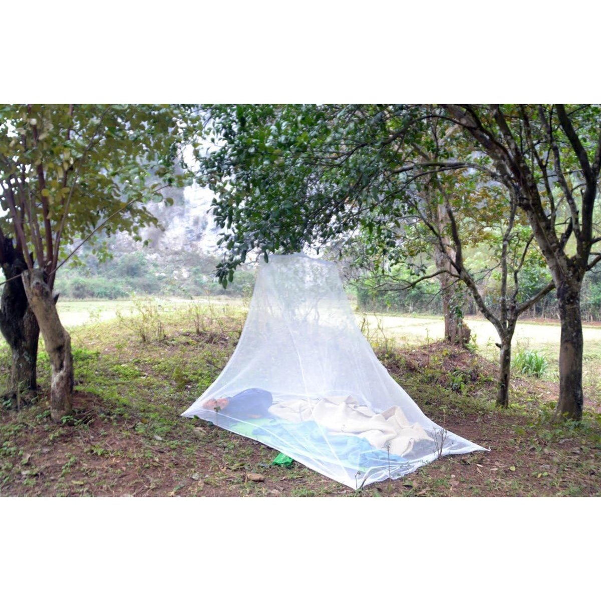 Pharmavoyage Insect Mesh Protection Trek 2 Camping trekking mosquito neto blanco
