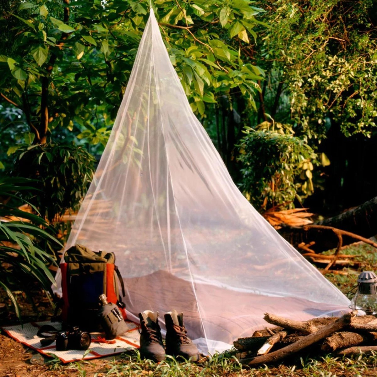 Pharmavoyage Red contra insectos Trek 1 camping al aire libre protección contra insectos Blanco