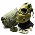 Máscara de gas militar polaca MP-4 Genuino respiratorio Químico gris aceituna OD Nuevo