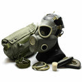 Máscara de gas militar polaca MP-4 Genuino respiratorio Químico gris aceituna OD Nuevo