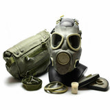 Máscara de gas militar polaca MP-4 Genuino respiratorio Químico gris aceituna OD Nuevo