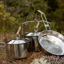 Primus Campfire Cookset S Juego de ollas y sartenes de acero inoxidable para camping