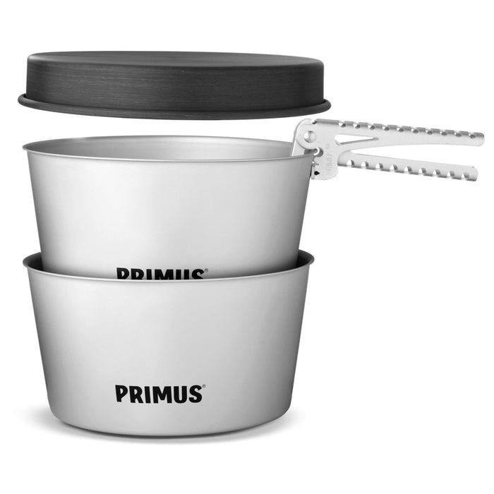 Primus Essential Pot Set Juego de cocina de camping antiadherente de aluminio ligero de 2,3 L - GoMilitar
