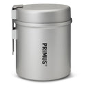 Compact and lightweight Primus Essential Trek Pot with ceramic coating for efficient outdoor cooking and easy cleaning.