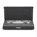 Primus Kinjia Camping Stove Dual Quemador Portable Cocina de cocina al aire libre Negro Negro