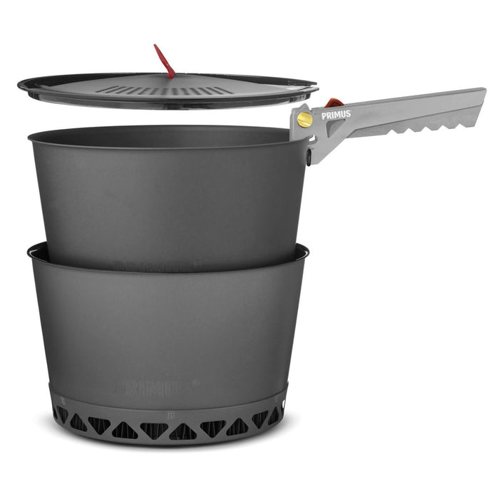 Primus PrimeTech Pot Set Juego de cocina de aluminio para camping, ligero, antiadherente, 2,3 L - GoMilitar
