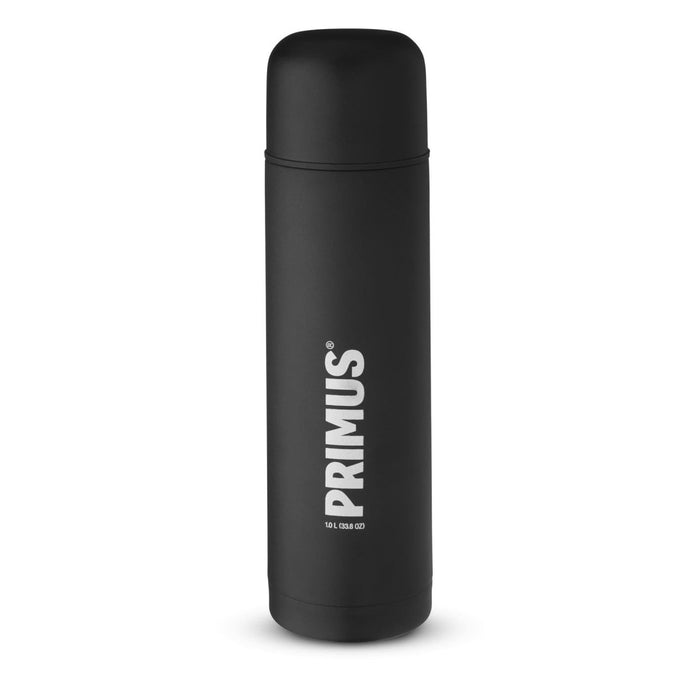 Primus Vacuum Bottle negro mate 1 litro 24 horas taza con sello de retención de frío y calor - GoMilitar