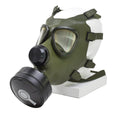 Máscara de gas rumana M74 Full Full Full NBC Respirator Vintage Olive Military Excedente
