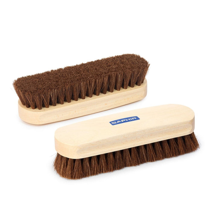 Saphir Cepillo Para Zapatos De Crin 18cm Cuero Tela Zapatos Ropa Natural - GoMilitar
