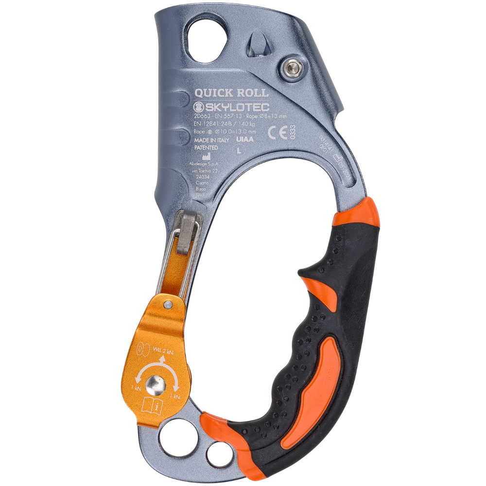 Climbing Technology QUICK ROLL Ascender manual Polea integrada Cuerdas de 8-13 mm