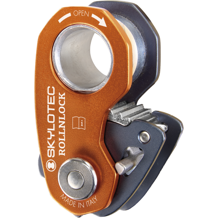 SKYLOTEC ROLLNLOCK Pulley Device Rope Clamp 3 in 1 Device Orange - GoMilitar