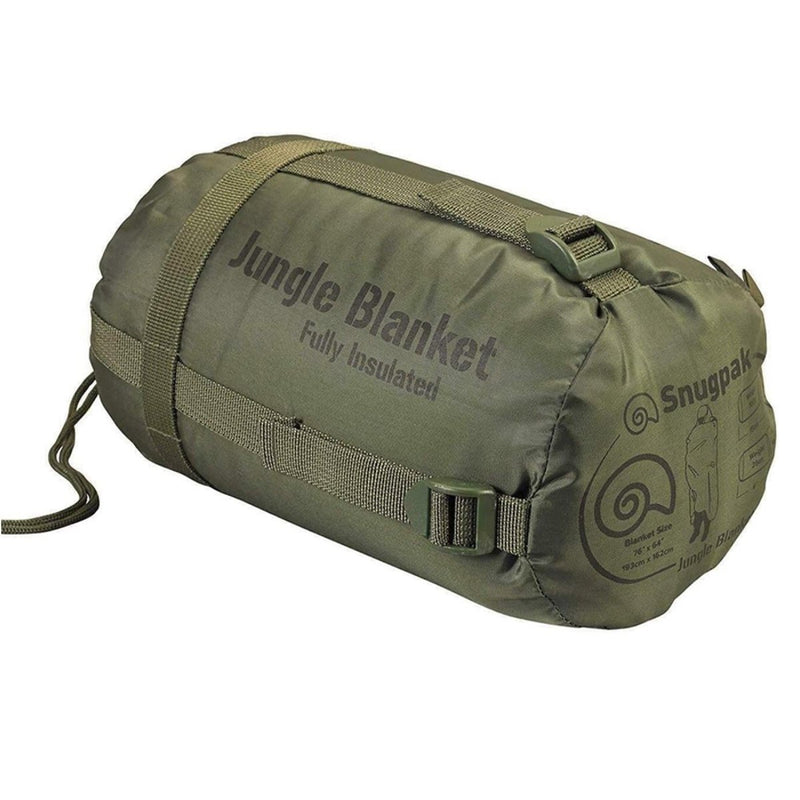 Manta de la jungla aislada snugpak a prueba de viento liviano repelente de agua oliva
