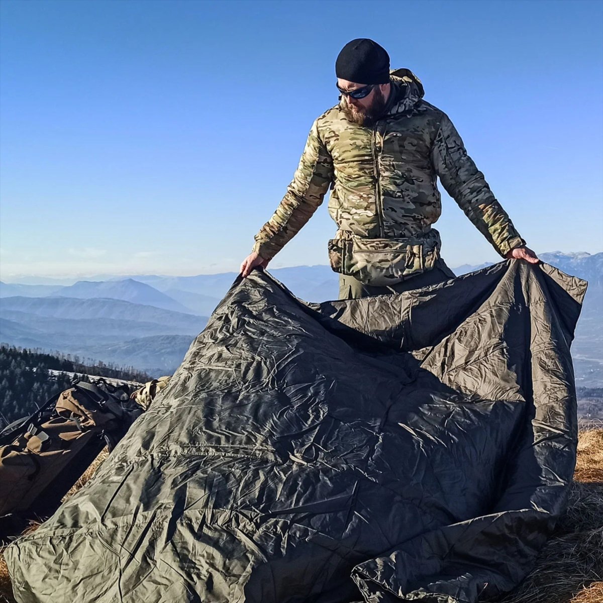 Snugpak Jungle Blanket Manta de viaje ligera y resistente al agua, color oliva