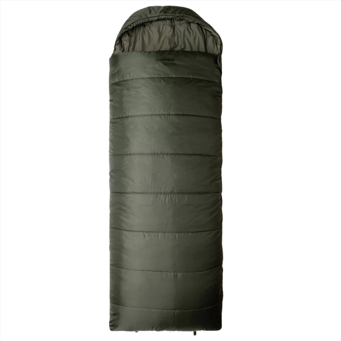 Saco de dormir de invierno Snugpak Navigator con aislamiento de isofibra y cremallera en el lado derecho