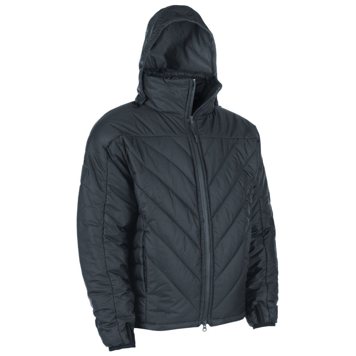 Chaqueta térmica Snugpak SJ6 con capucha enrollable aislada Gen 2 Paratex Outdoor negro