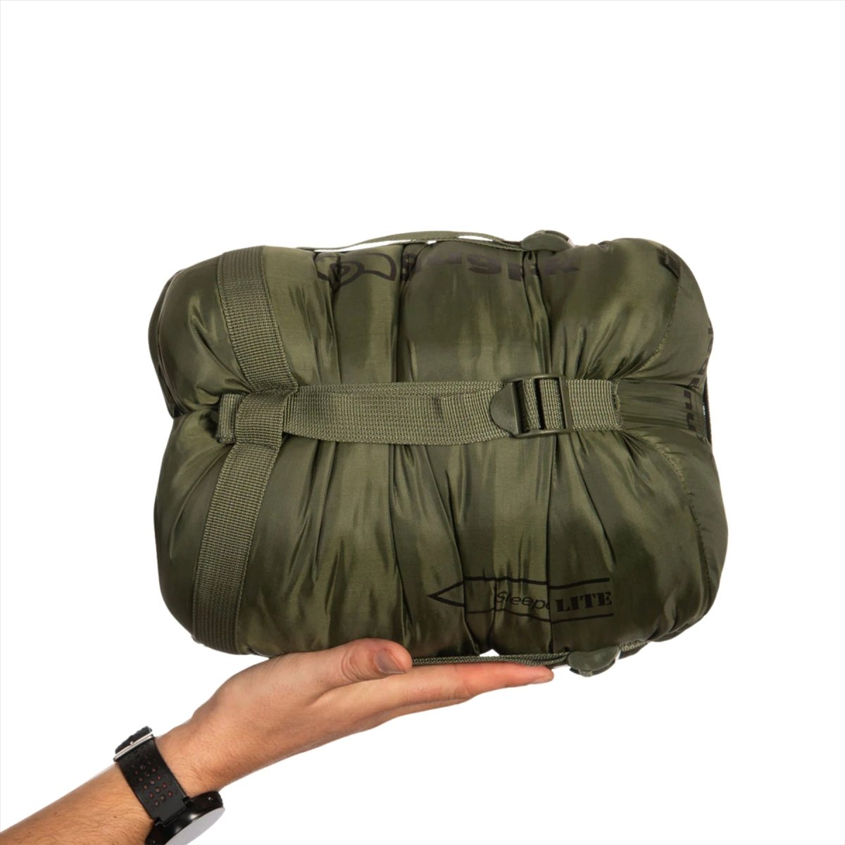 Saco de dormir Snugpak Sleeper Lite -10, cálido y ligero con capucha momia, color oliva