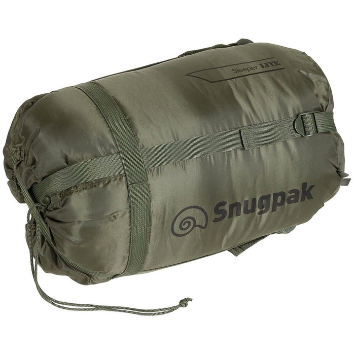 Saco de dormir Snugpak Sleeper Lite Relleno de IsoFibra Fácil Transporte OD Verde - GoMilitar