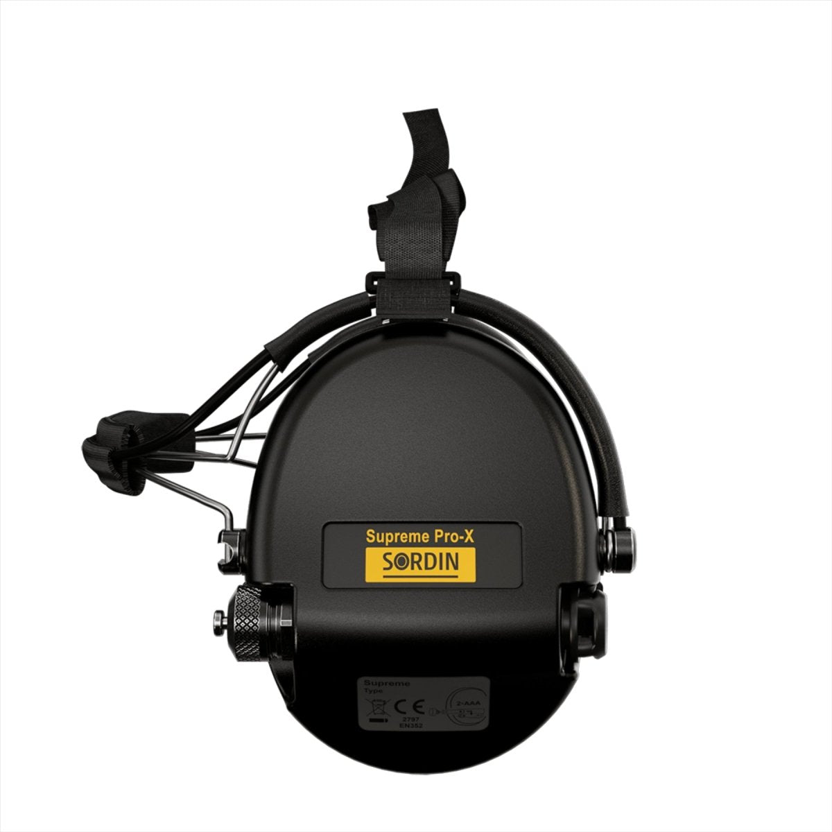 Sordin Supreme Pro-X Hear2 Active Neckband Gel Orejeras Electrónicas Negro