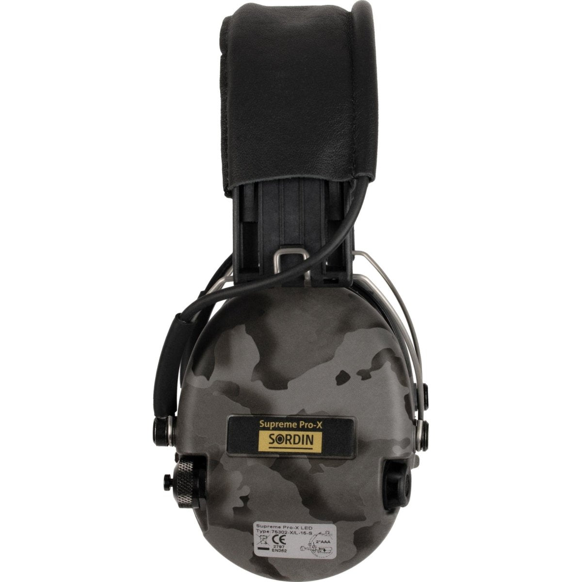 Sordin Supreme Pro X Hear2 LED Gel Protección Auditiva Activa Night Camo