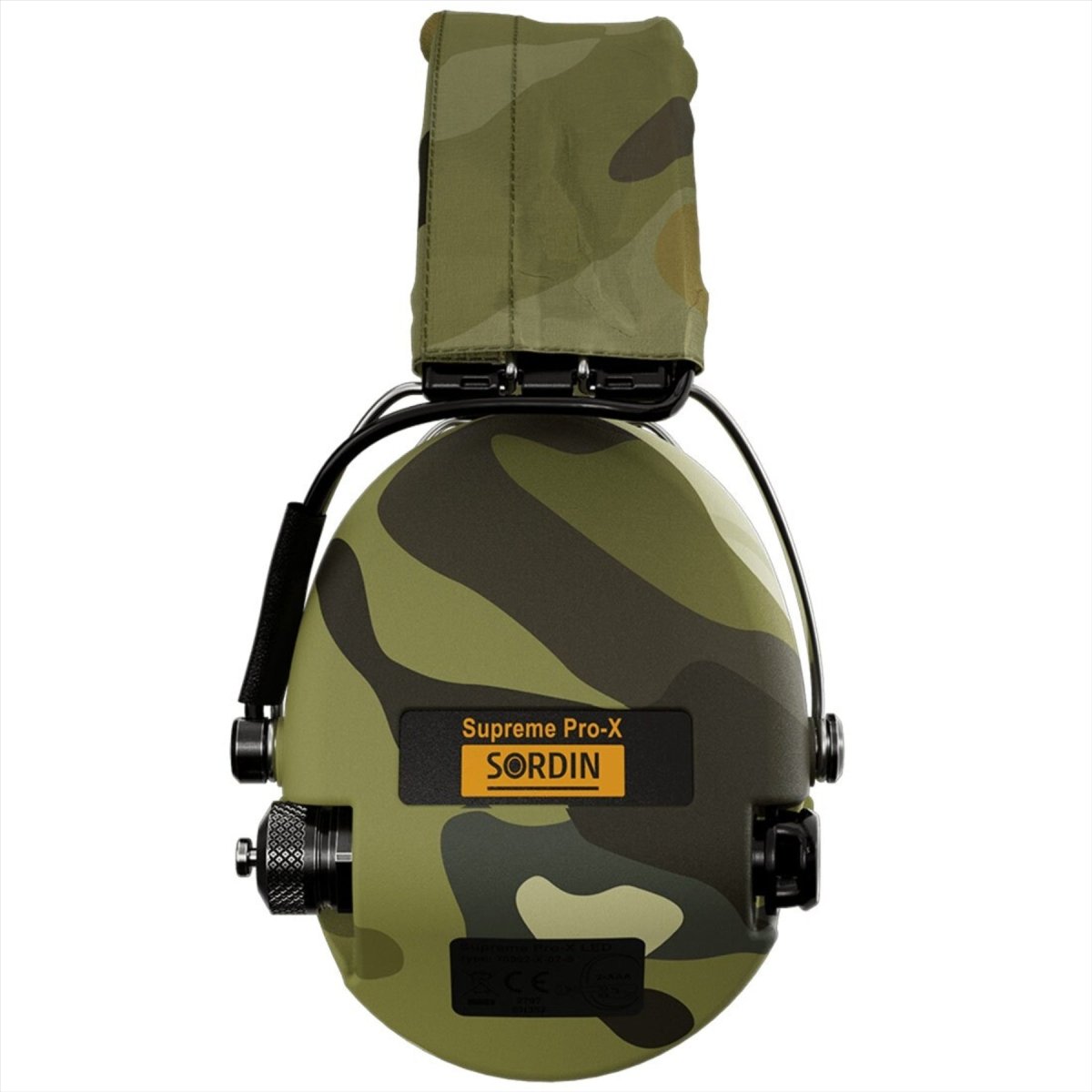 Sordin Supreme Pro-X LED Protección auditiva activa Dos micrófonos CAMO