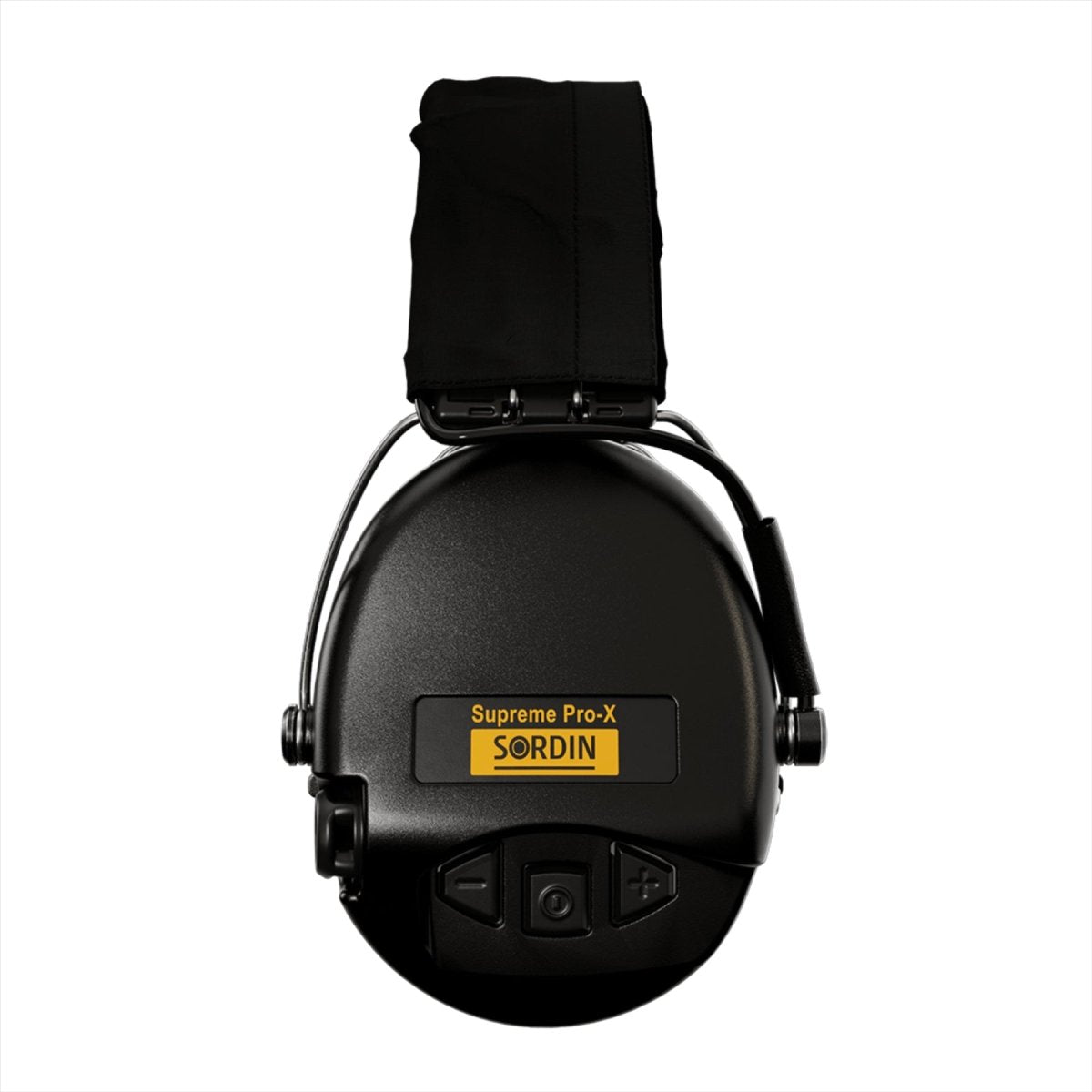 Sordin Supreme Pro-X LED Auriculares electrónicos de protección auditiva para disparos, color negro