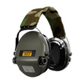 Sordin Supreme Pro-X LED Electronix Protección auditiva de la diadema CAMO textil