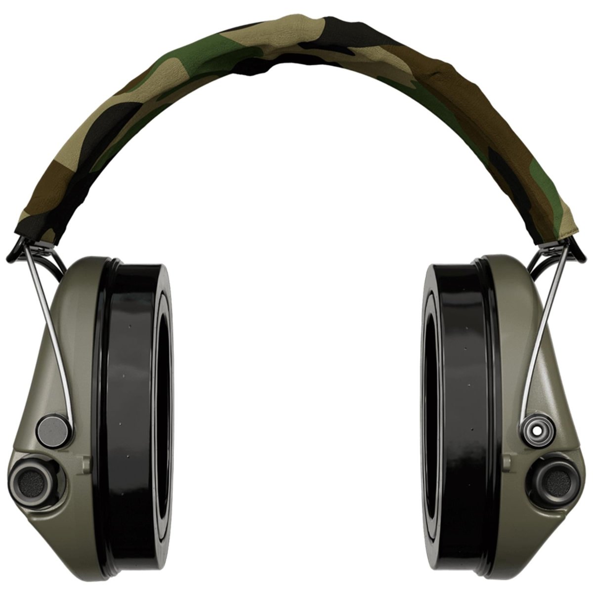 Sordin Supreme Pro-X LED Electronix Protección auditiva de la diadema CAMO textil