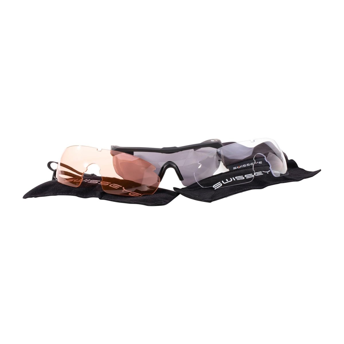 Gafas de seguridad ocular suizo 3 lentes de color anti-fog anti-fog uv Protection