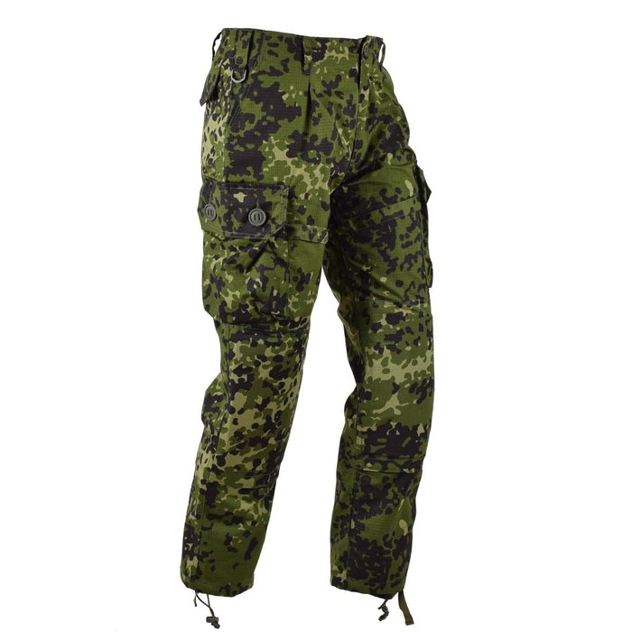 Pantalones de combate cargo de campo estilo militar danés marca TACGEAR M84 camo ripstop - GoMilitar