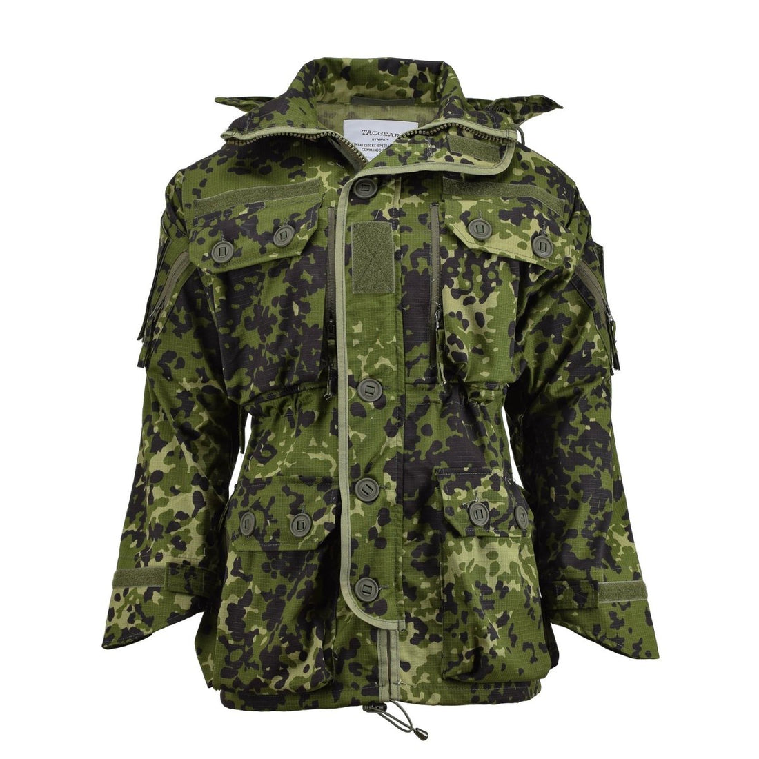 Tacgear Brand Danish Style Military Smock Jacket Ripstop Commando M84 Camuflage