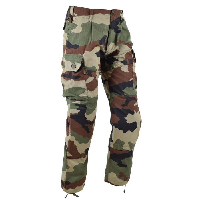 TACGEAR Pantalones de combate estilo militar francés CCE camo ripstop cargo tactical - GoMilitar